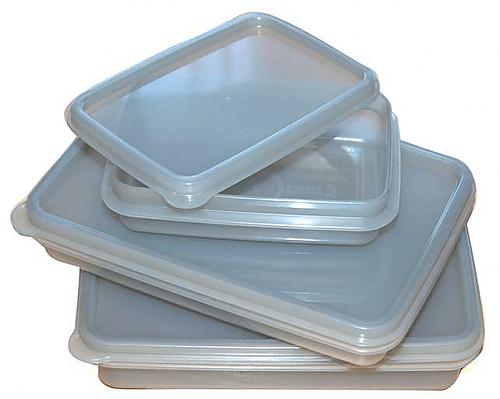 EM Frischhaltedosen 3er Set rechteckig, medium